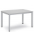 Besprechungstisch 259685, 72cm (H), 120x80cm (BxT), 6 Personen, rechteckig, lichtgrau / silber