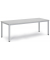 Besprechungstisch 259706, 72cm (H), 200x80cm (BxT), 8 Personen, rechteckig, lichtgrau / silber