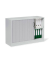 Rollladenschrank MULTI M 267195, abschlie&szlig;bar, 2 OH, lichtgrau/alusilber, 120x80,5x42cm (BxHxT)