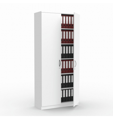 Aktenschrank MULTI M 273407, abschlie&szlig;bar, 2x6 OH, wei&szlig;, 100x220x42cm (BxHxT)