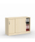 Schiebet&uuml;renschrank MULTI M 259009, abschlie&szlig;bar, 2x2 OH, ahorn, 120x80,5x42cm (BxHxT)