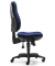 Bürodrehstuhl COMFORT I, dunkelblau / schwarz, bis 110kg, ohne Kopfstütze