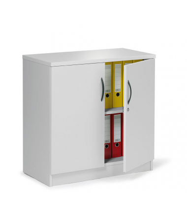 Aktenschrank MULTI M 258947, abschlie&szlig;bar, 2 OH, lichtgrau, 80x80,5x42cm (BxHxT)