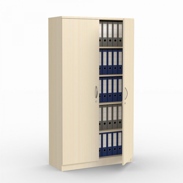 4251635604217 - Flügeltürenschrank MULTI M 273402 abschließbar 2x5 OH ahorn 100x1835x42cm (BxHxT) 4251635604217 Deskin