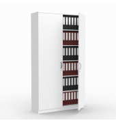Aktenschrank MULTI M 272042, abschlie&szlig;bar, 2x6 OH, wei&szlig;, 120x220x42cm (BxHxT)