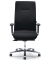 Bürodrehstuhl BIG STAR 20, schwarz / silber, mit Armlehnen, bis 150kg, ohne Kopfstütze