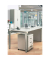 Schreibtisch Comfort MULTI M, manuell höhenverstellbar, 62-82cm (H), 160x80cm (BxT), rechteckig, lichtgrau / silber