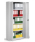 Stahlschrank BASE L 131124, abschlie&szlig;bar, 5 OH, lichtgrau, 80x195x38cm (BxHxT)