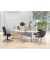 Schreibtisch Comfort MULTI M, manuell höhenverstellbar, 62-82cm (H), 160x80cm (BxT), rechteckig, ahorn / silber