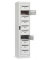 Postverteilerschrank 256696, abschlie&szlig;bar, lichtgrau, 40x180x47cm (BxHxT)