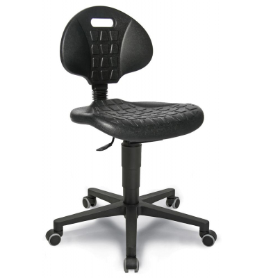 B&uuml;rodrehstuhl LAVO 20, schwarz / schwarz, bis 110kg, ohne Kopfst&uuml;tze