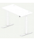 Sitz-Steh-Schreibtisch Comfort Multi M Pro, elektrisch höhenverstellbar, 64-130cm (H), 160x80cm (BxT), rechteckig, weiß / weiß