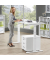 Sitz-Steh-Schreibtisch Comfort Multi M Pro, elektrisch höhenverstellbar, 64-130cm (H), 160x80cm (BxT), rechteckig, weiß / weiß