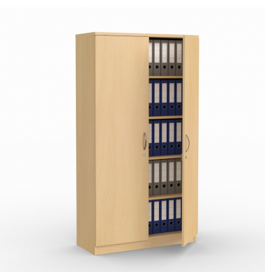 Aktenschrank MULTI M 273401, abschlie&szlig;bar, 2x5 OH, buche, 100x183,5x42cm (BxHxT)