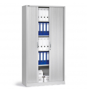 Rollladenschrank BASE L 247731, abschlie&szlig;bar, 5 OH, lichtgrau, 100x195x42cm (BxHxT)