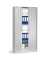 Rollladenschrank BASE L 247731, abschlie&szlig;bar, 5 OH, lichtgrau, 100x195x42cm (BxHxT)