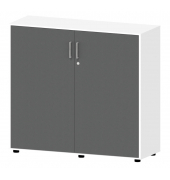 Aktenschrank EVO 275225, abschlie&szlig;bar, 2x3 OH, anthrazit/wei&szlig;, 120x112,5x42cm (BxHxT)