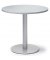 Konferenztisch 275536, 73,5cm (H), 80x80cm (BxT), 4 Personen, rund, lichtgrau / alusilber