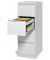 H&auml;ngeregistraturschrank 208024 Base L, lichtgrau, 4 Schubladen, 1-bahnig