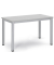 Besprechungstisch 259679, 72cm (H), 120x60cm (BxT), 6 Personen, rechteckig, lichtgrau / silber