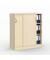 Schiebet&uuml;renschrank MULTI M 273438, abschlie&szlig;bar, 2x2 OH, ahorn, 100x114,5x42cm (BxHxT)