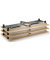 Klapptisch 250697, 73cm (H), 140x70cm (BxT), rechteckig, ahorn / chrom