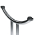 Klapptisch 250697, 73cm (H), 140x70cm (BxT), rechteckig, ahorn / chrom
