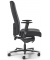 Bürodrehstuhl CONTROL 24, schwarz / silber, mit Armlehnen, bis 200kg, ohne Kopfstütze