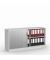 Rollladenschrank MULTI M 273412, abschlie&szlig;bar, 2x2 OH, lichtgrau, 160x80,5x42cm (BxHxT)