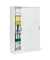 Schiebet&uuml;renschrank MULTI M 258506, abschlie&szlig;bar, 2x5 OH, wei&szlig;, 120x183,5x42cm (BxHxT)