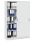 Schiebet&uuml;renschrank MULTI M 258506, abschlie&szlig;bar, 2x5 OH, wei&szlig;, 120x183,5x42cm (BxHxT)