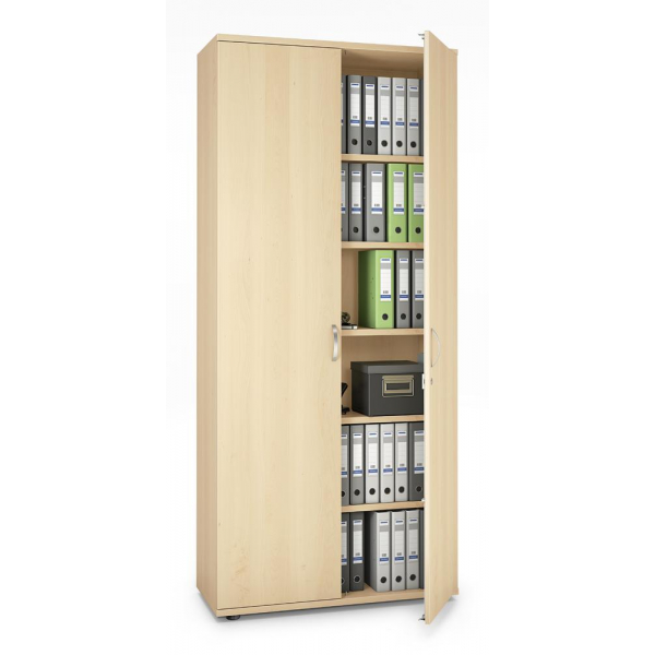 4251635608239 - Flügeltürenschrank MULTI M pro 270152 abschließbar 6 OH ahorn 100x225x42cm (BxHxT) 4251635608239 Deskin