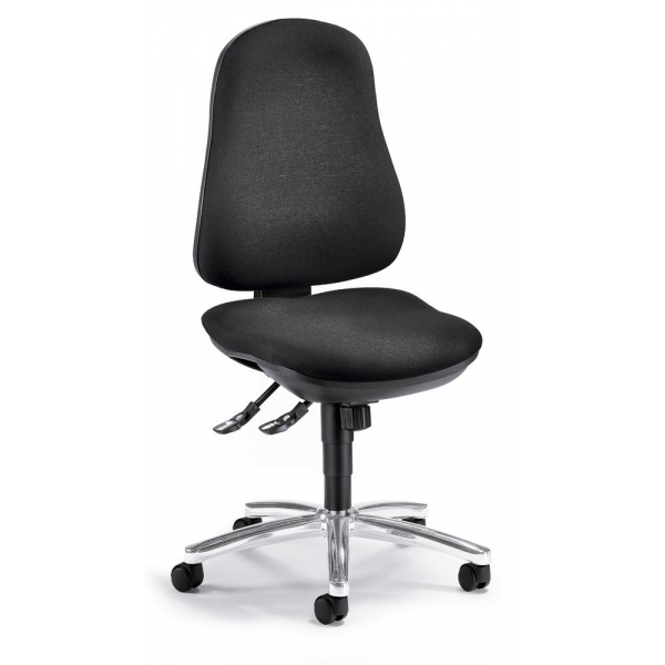 4251635608437 - Bürodrehstuhl COMFORT I anthrazit chrom bis 110kg ohne Kopfstütze 4251635608437 Deskin 4251635608437 - Bürodrehstuhl COMFORT I anthrazit chrom bis 110kg ohne Kopfstütze 4251635608437 Deskin