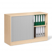 Rollladenschrank MULTI M 259020, abschlie&szlig;bar, 2x3 OH, ahorn/alusilber, 120x80,5x42cm (BxHxT)