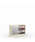 Rollladenschrank MULTI M 259020, abschlie&szlig;bar, 2x3 OH, ahorn/alusilber, 120x80,5x42cm (BxHxT)