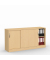 Schiebet&uuml;renschrank MULTI M 273433, abschlie&szlig;bar, 2x2 OH, buche, 160x80,5x42cm (BxHxT)