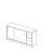 Schiebet&uuml;renschrank MULTI M 273433, abschlie&szlig;bar, 2x2 OH, buche, 160x80,5x42cm (BxHxT)