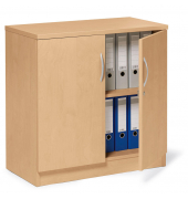 Aktenschrank MULTI M 258961, abschlie&szlig;bar, 2 OH, buche, 80x80,5x42cm (BxHxT)