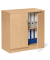 Aktenschrank MULTI M 258961, abschlie&szlig;bar, 2 OH, buche, 80x80,5x42cm (BxHxT)
