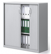 Rollladenschrank CONCEPT LINE 249317, abschlie&szlig;bar, 3 OH, alusilber/lichtgrau, 120x116x42cm (BxHxT)