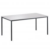 Besprechungstisch 221507, 72cm (H), 120x80cm (BxT), 6 Personen, rechteckig, lichtgrau / anthrazit