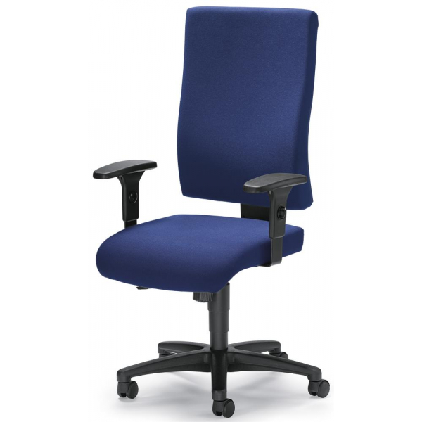 4251635609625 - Bürodrehstuhl COMFORT R BIG dunkelblau schwarz mit Armlehnen bis 110kg ohne Kopfstütze 4251635609625 Deskin 4251635609625 - Bürodrehstuhl COMFORT R BIG dunkelblau schwarz mit Armlehnen bis 110kg ohne Kopfstütze 4251635609625 Deskin