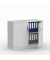 Aktenschrank MULTI M 273392, abschlie&szlig;bar, 2x2 OH, lichtgrau, 100x80,5x42cm (BxHxT)