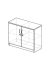 Aktenschrank MULTI M 273392, abschlie&szlig;bar, 2x2 OH, lichtgrau, 100x80,5x42cm (BxHxT)