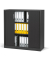 Rollladenschrank BASE L 247721, abschlie&szlig;bar, 3 OH, anthrazit, 120x120x42cm (BxHxT)