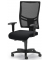 Bürodrehstuhl COMFORT R NET BIG, schwarz/schwarz / schwarz, mit Armlehnen, bis 110kg, ohne Kopfstütze