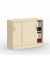 Schiebet&uuml;renschrank MULTI M 273430, abschlie&szlig;bar, 2x2 OH, ahorn, 100x80,5x42cm (BxHxT)