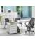 H&auml;ngeregistraturschrank 131081 Base L, lichtgrau, 2 Schubladen, 1-bahnig