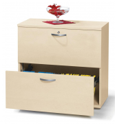 H&auml;ngeregistraturschrank 268341 MULTI M pro, ahorn, 2 Schubladen, 2-bahnig