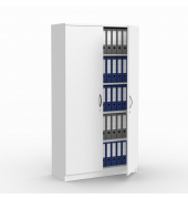 Aktenschrank MULTI M 273403, abschlie&szlig;bar, 2x5 OH, wei&szlig;, 100x183,5x42cm (BxHxT)
